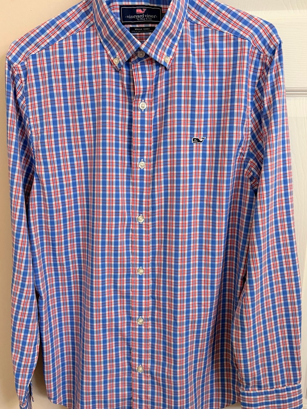 Vineyard Vines Whale Shirt Multicolor Nylon & Polyester Men’s M Long Sleeve